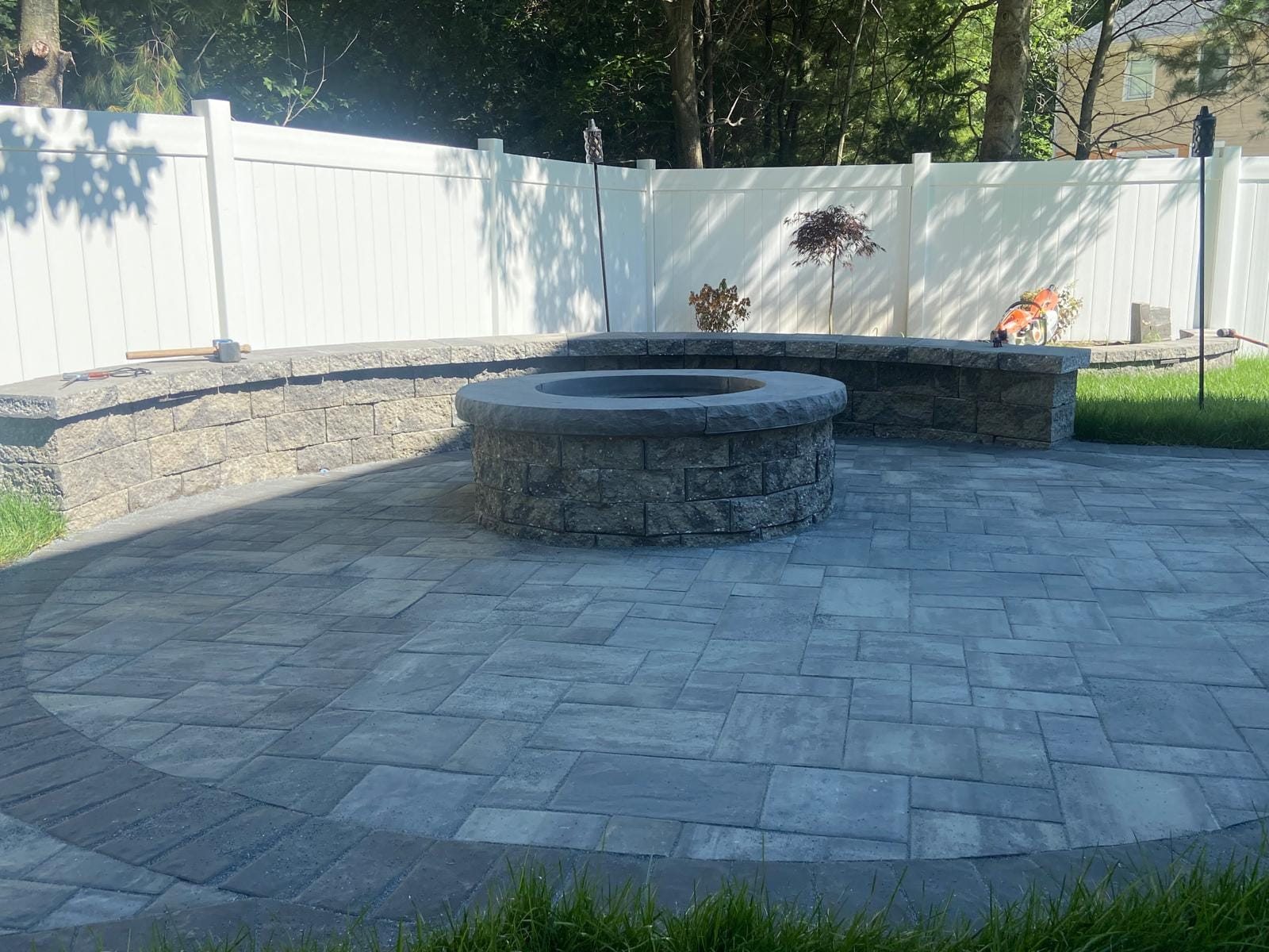 Hardscape project by Grow'N Mow