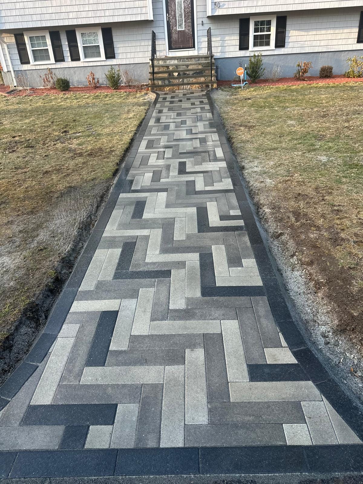 Herringbone Walkway
